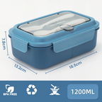 Niebieski lunchbox 1200ml