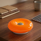 Lampa donut pomarańczowa styl retro