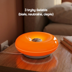 Lampa donut pomarańczowa styl retro