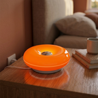 Lampa donut pomarańczowa styl retro
