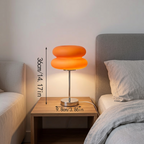 Pomarańczowa lampa grzybek