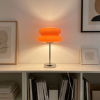 Pomarańczowa lampa grzybek